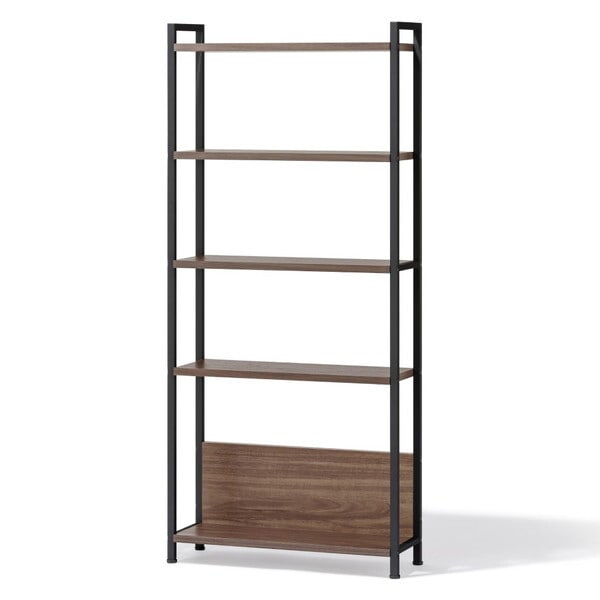 WSR-523 ウォールナット/ブラック スリムラック メーカー直送