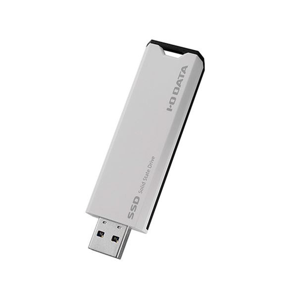 IOデータ IO DATA USB 10Gbps（USB 3.2 Gen2）対応 スティックSSD 2TB ホワイトxブラック SSPS-US2W