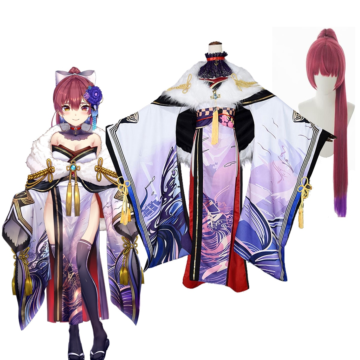 大人気バーチャル YouTuber Vtuber 宝鐘マリン 2023新衣装 ほうしょう まりんコスプレ衣装 仮装 hololive ホロライブ 衣装 ハロウィン クリスマス コスチューム 贈り物