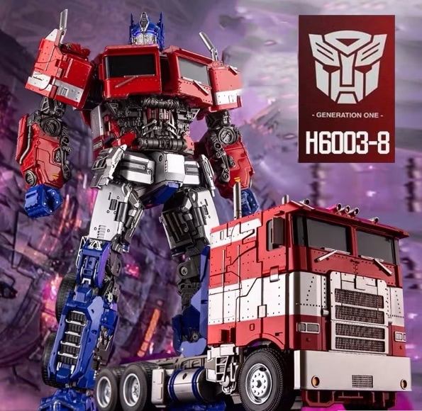 AOYI MECH Leader H6003-8 Transformers コンボイ 眼/ピストル 発光 オプティマスプライム トランスフォーマー おもちゃ プレゼント ギフト 誕生日