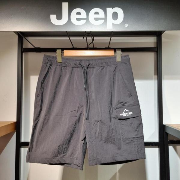 JEEP男女共用 スモールロゴ ウーブンハーフパンツ_1_A JQ2PTU893_1