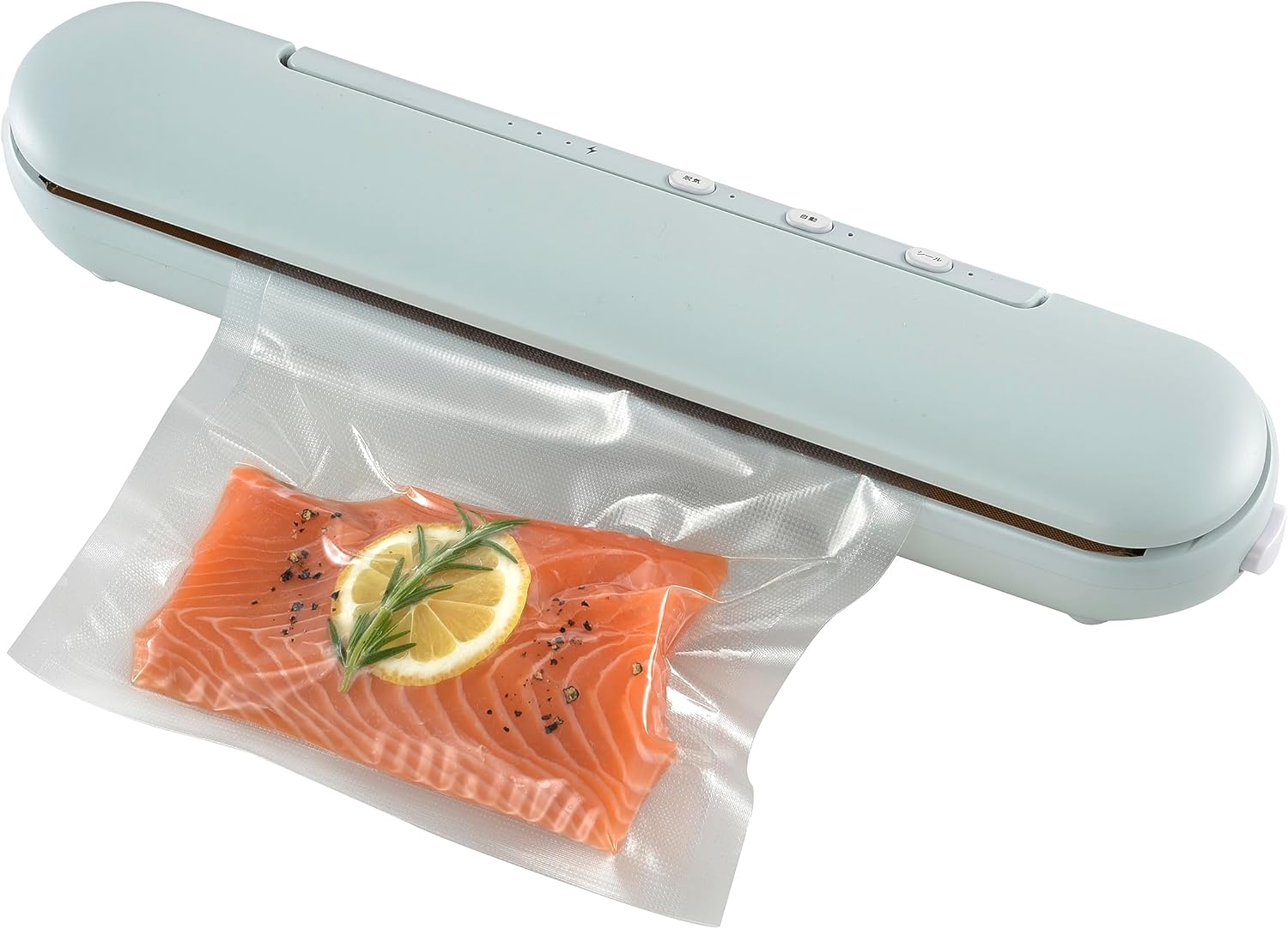 オーム電機 真空パック機 フードシーラー 充電式コードレス 密封パック器 ヒートシーラー 脱気 シーリングパッカー 真空パック器 カッター付き 真空包装機 衣類の圧縮にも USB充電 スリム コンパク