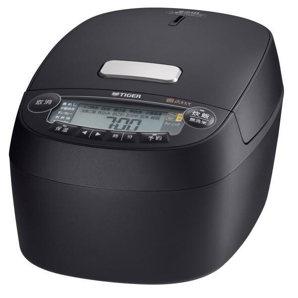 TIGER タイガー魔法瓶 JPV-S100(KO) オフブラック 炊飯器 圧力IHジャー 5.5合炊 炊きたて
