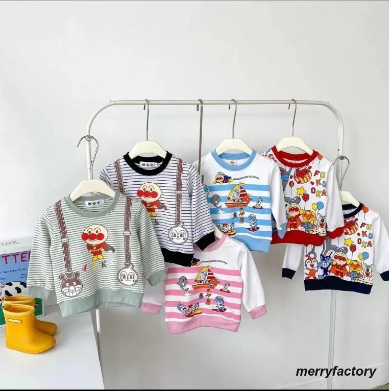 アンパンマン トレーナー ス Tシャツ 長袖 キッズ カットソー 厚手 薄手 ベビー服 女の子 男の子 子供服 ファッション 90 00 0 30