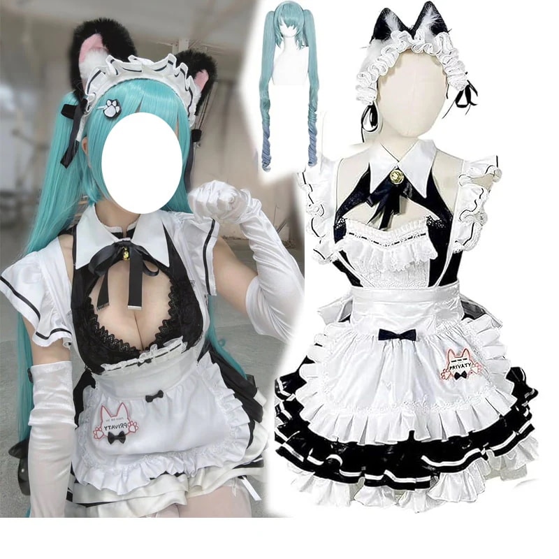 プリバティ コスプレ コスプレ衣装ニケ 衣装 プリバティ メイド服 撮影 ステージ服 ハロウィン コスプレ衣装 ウィッグ 靴 追加可能