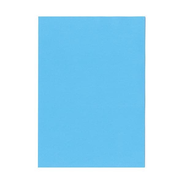 （まとめ）北越コーポレーション 紀州の色上質A4T目 薄口 ブルー 1冊（500枚） [x2セット]