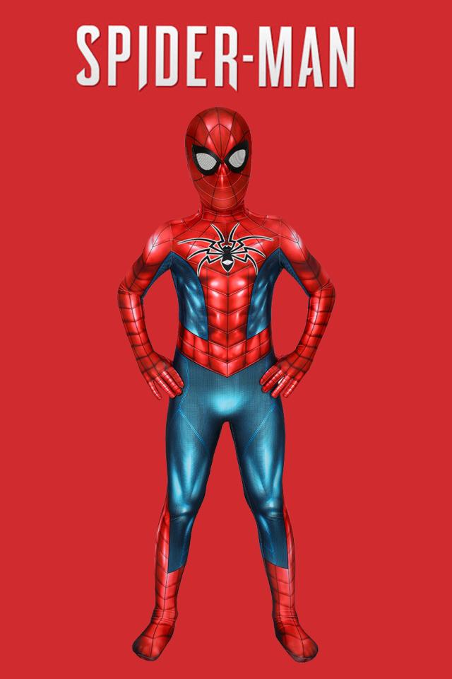 新タイプ追加 激安販売 PS4スパイダーマン スパイダー・アーマーMK IV spider man PS4 armour-MK IV 子供用 コスプレ衣装[J19058EA-KID] 5,782円
