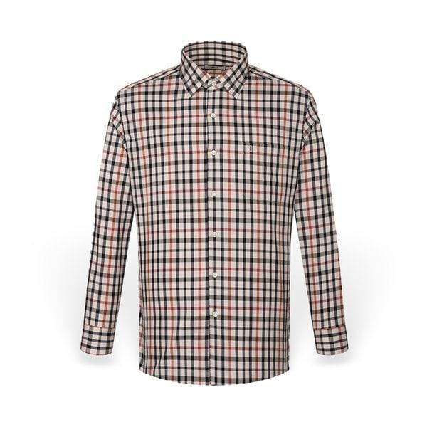 男性ハウスチェックレギュラーフィット長袖シャツ DMP1SHCL140I1