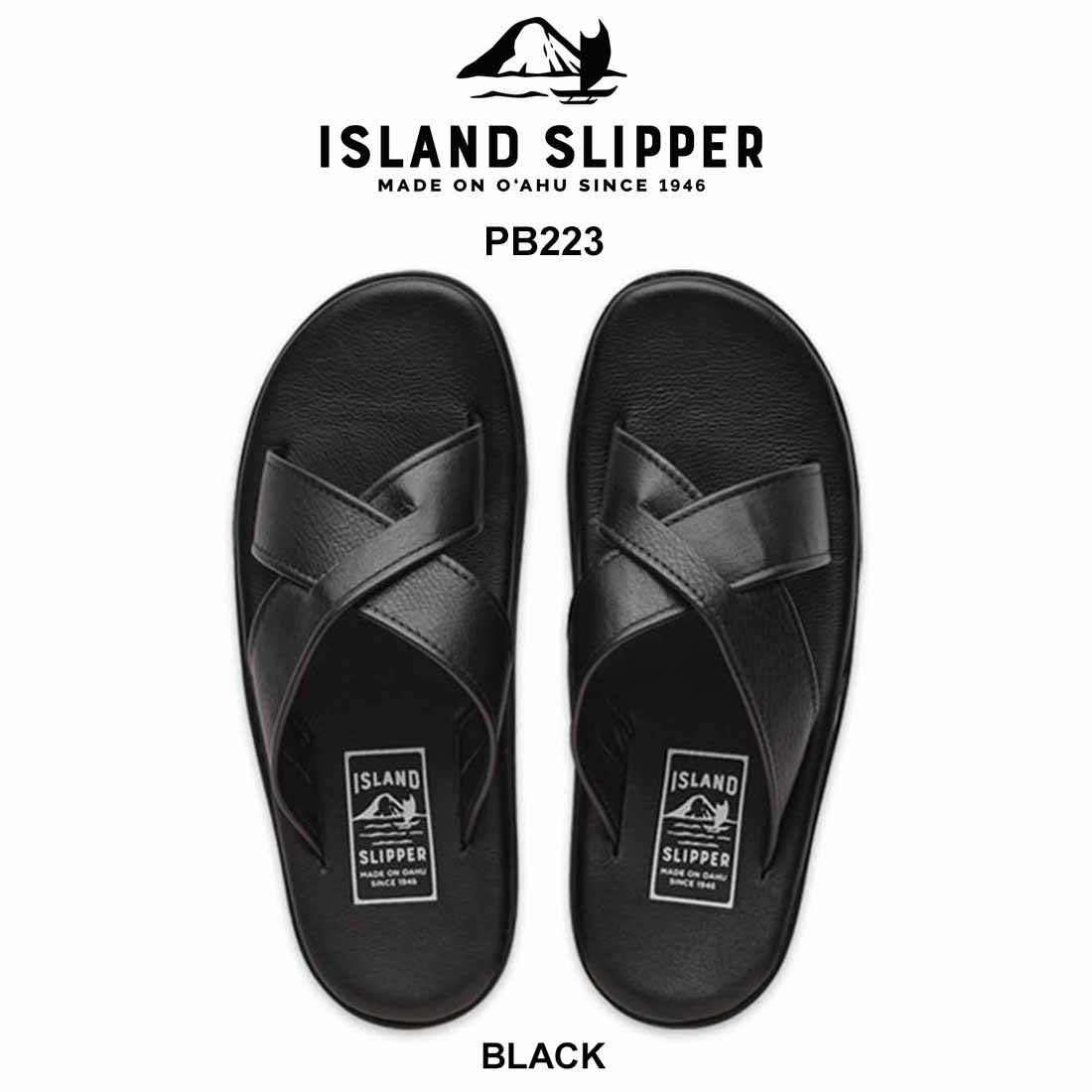ISLAND SLIPPER ユニセックス レザー ビーチサンダル ハワイ発 PB223