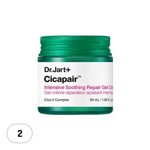 シカペア インテンシブ スージング リペアジェル クリーム, 50ml, 2個