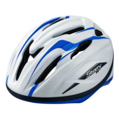 他サイト： オージーケーカブト　子ども用ヘルメット スターリー(頭囲:54～56cm/ホーンブルー) ソフトシェル M【Kabuto Childmet Series】　STARRY(H-Bの商品画像