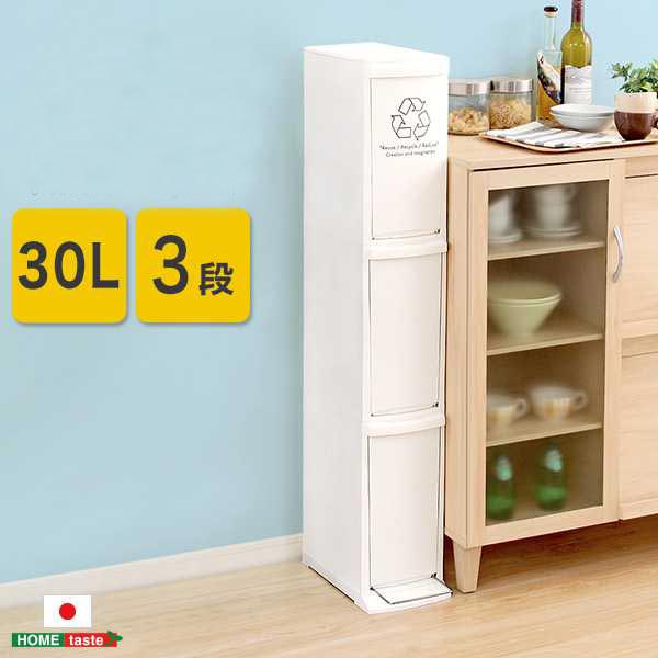 ゴミ箱 縦型 分別 ダストボックス Cocod ココド 3段 スリム 省