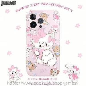 【200点セット】【送料無料】少女ピンクmikkoかわいい猫スタンドiPhone ケースiPhone 14/13 promax 12女性7 xr