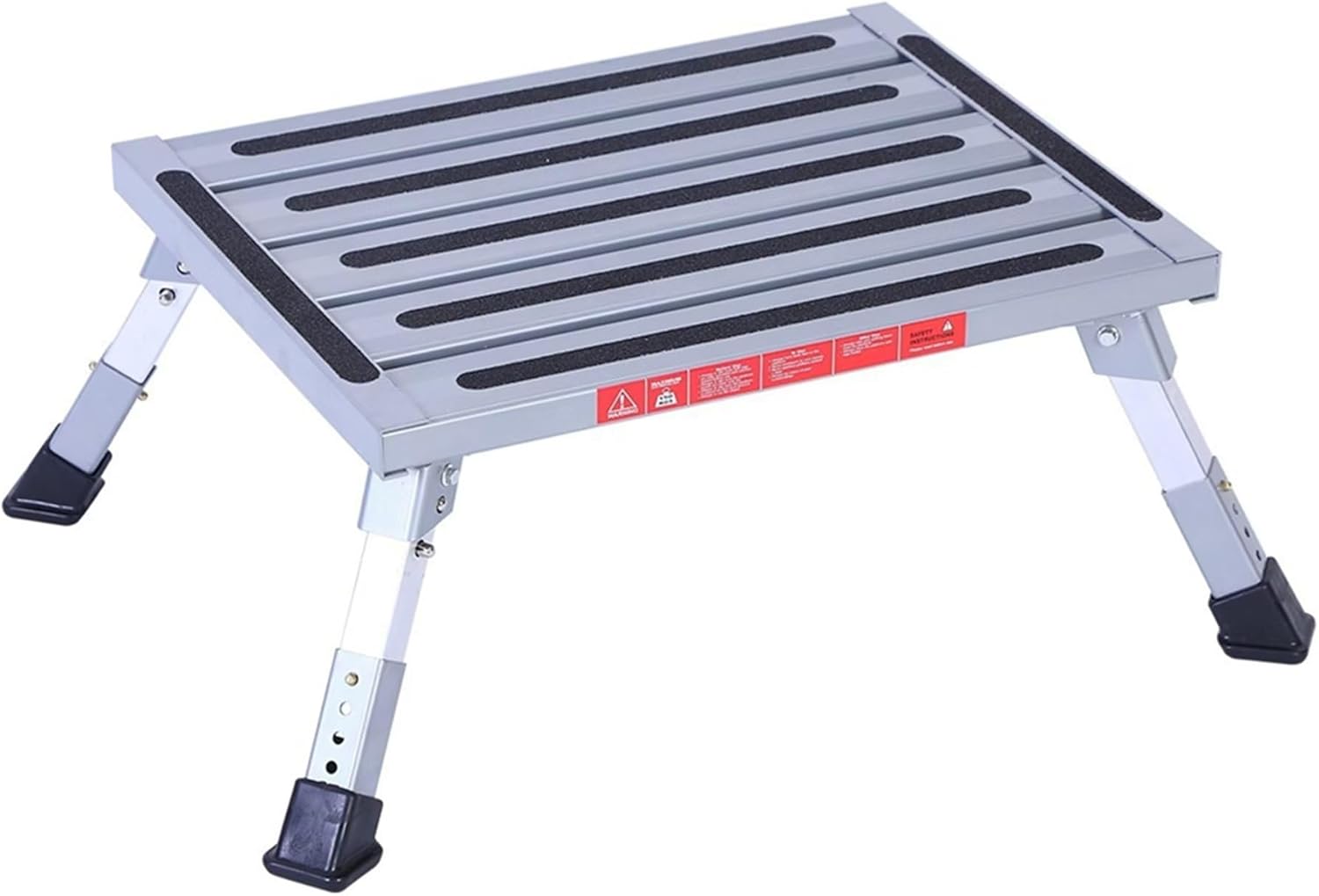 アルミ 踏み台 折り畳み アルミ 天板480MMX370MM 高さ調節 持ち運び便利 持ち手付き 軽量 コンパクト スツール 脚立 耐荷重150KG 業務用 耐久 頑丈 滑り止め 安定感 収納便利 ア