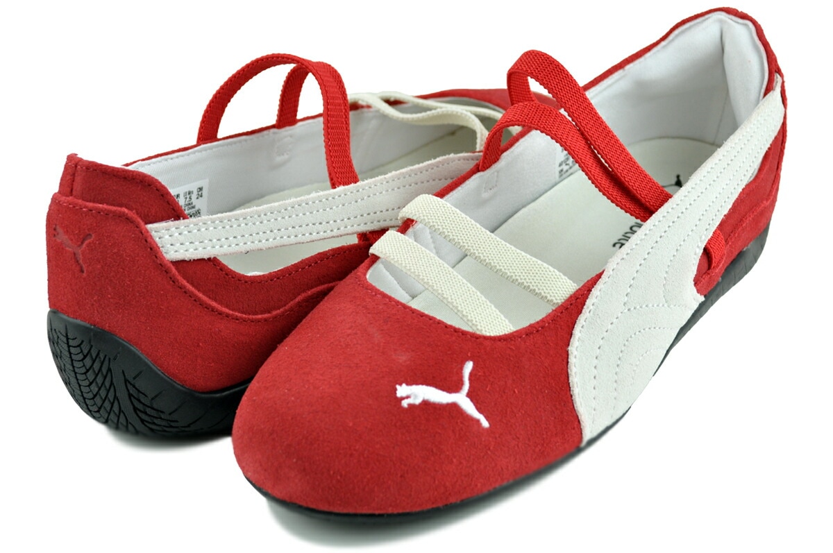 スピードキャット バレエ スウェード ウィメンズ フォーオールレッドタイム ホワイト 401287-07