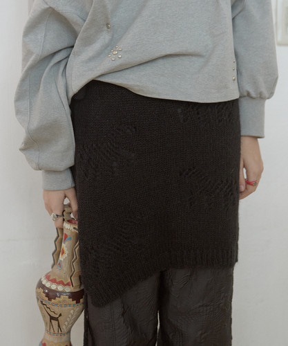 NFF epona layered skirt black エポナレイヤードスカート ブラック 韓国ファッション