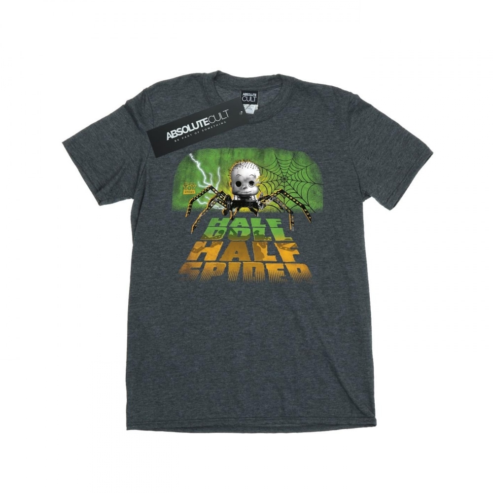 (英国より直送) Disney メンズトイストーリーハーフドールハーフスパイダー Tシャツ