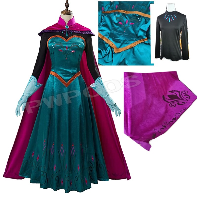 即納　アナと雪の女王2 Elsa エルサ コスプレ衣装 クリスマス セット パーティー 宴会 文化祭 変装 大人用 コスチューム イベント仮装 4,882円