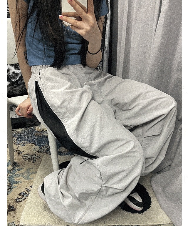 S/S side zipper pants (2color)