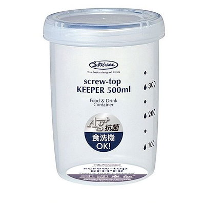 他サイト： 保存容器 スクリュートップキーパー 500mL 深型 抗菌 B-2274KNの商品画像