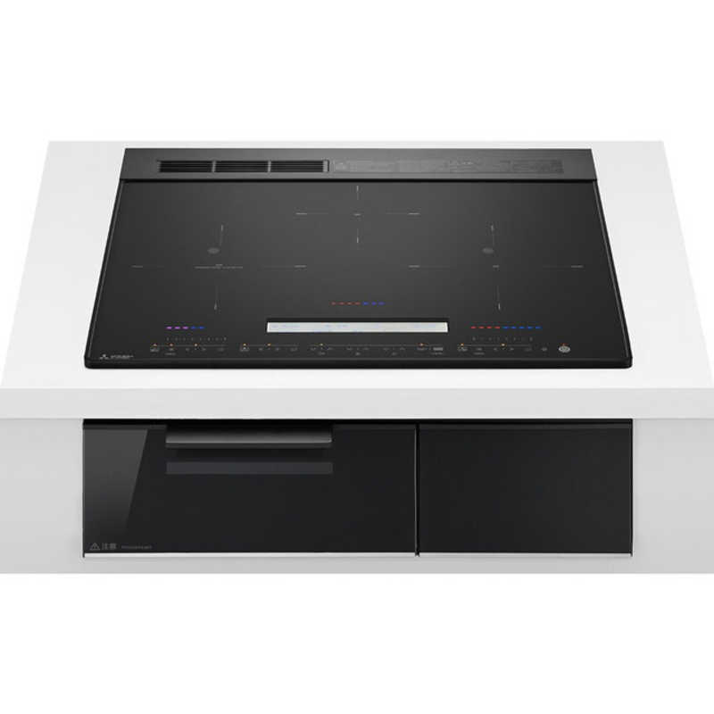 三菱　MITSUBISHI　ビルトインIHクッキングヒーター CROSS+TOPシリーズ [60cm幅 3口IH] マットブラック　CS-R20A6-B