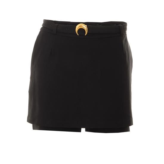 MARINE SERRE Women Shorts & Burmudas WSK131A CWOV0091BK99 Black