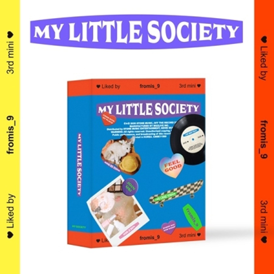 (未開封新品) キットアルバム プロミスナイン (FROMIS_9) - MY LITTLE SOCIETY (3RD ミニアルバム) キットアルバム