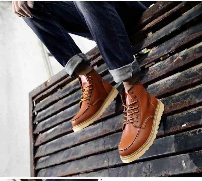 ブーツ メンズ ワーク 軽い ファスナー 夏 ブランド ルーム シューズ 幅広 革 ジッパー 冬 モード セット 暖かい フロント サイドジップ 靴 防水 秋 ブーツ春 スエード 洗える 完全 ハイカ 5,503円