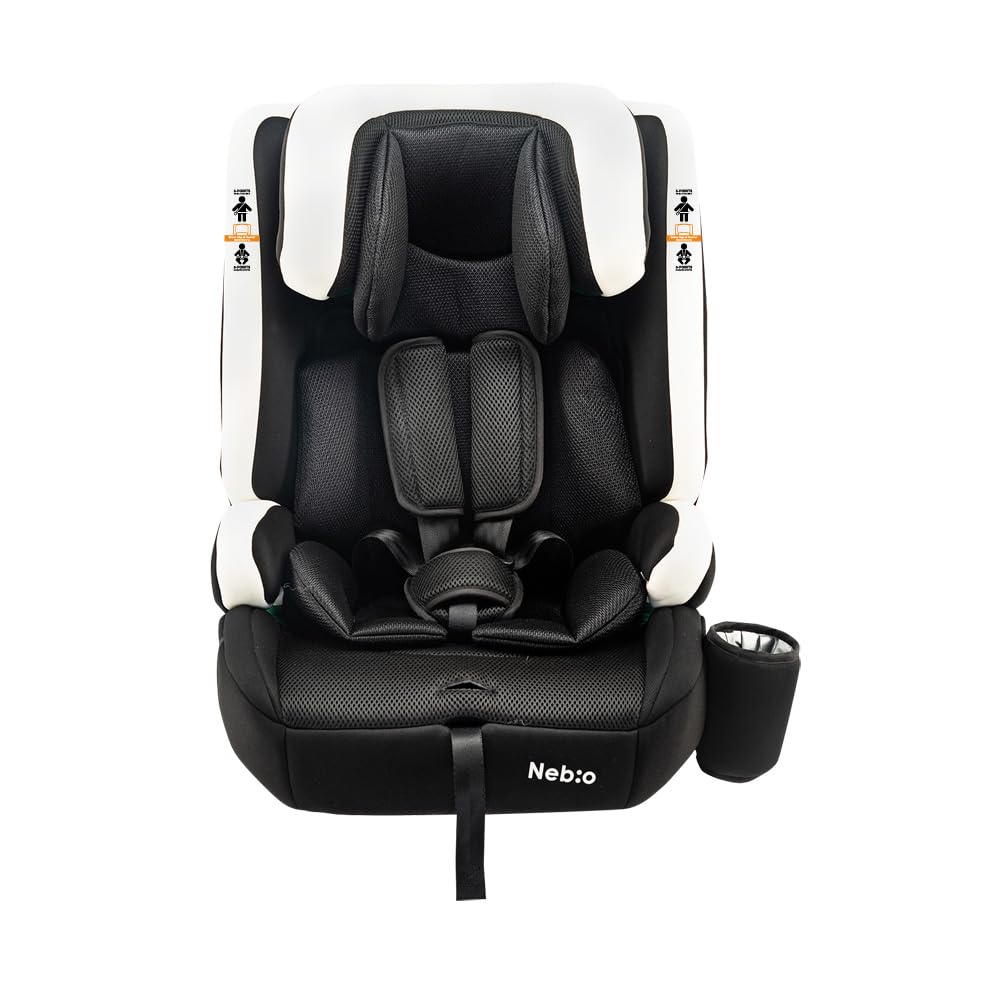 Nebio ネビオ【R129適合/ISOFIX固定 15ヶ月から12歳 ロングユース 保温保冷ドリンクホルダー付き】ジュニアシート 長く使える 洗える 取付簡単 3way ポップピットG PoPPit