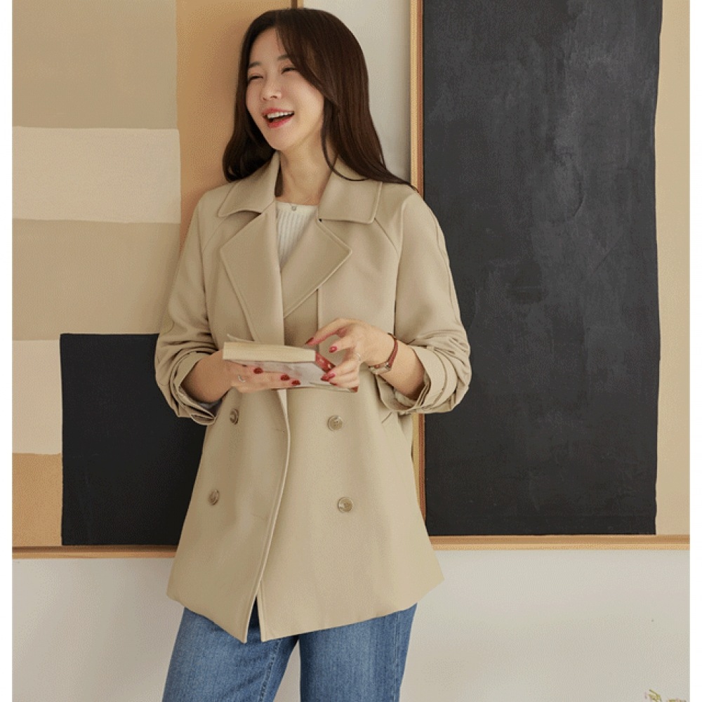 クリックアンファニー チュラット ハフトレンチコート ベルトSET