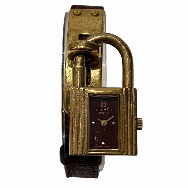 エルメス ケリーウォッチ KE1.201 クォーツ 腕時計 レディース 【中古】