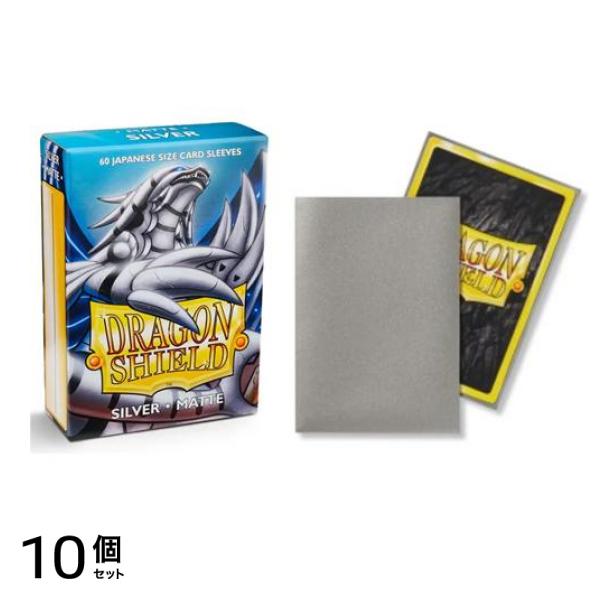 ドラゴンシールド マットカードスリーブ ジャパニーズ AT-11108 シルバー 60枚入 10個セット