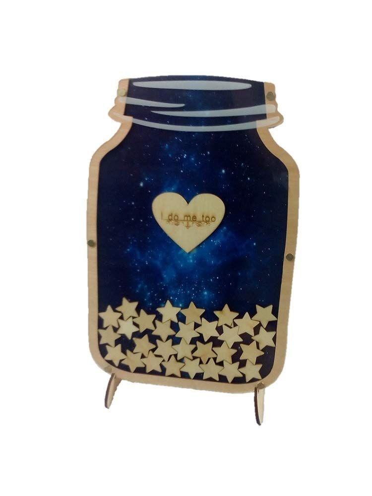 新品入荷 瓶型 スターチップ ウェルカムボード ウエルカムボード ブライダル小物 ブライダルホリック ウェルカムスペース ゲストブック 寄せ書き 海外ウェディング 装飾 芳名帳 ドロッ 6,903円