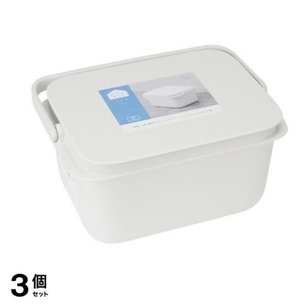 マーナ フタ付きバケツ W627W ホワイト 5L 3個セット