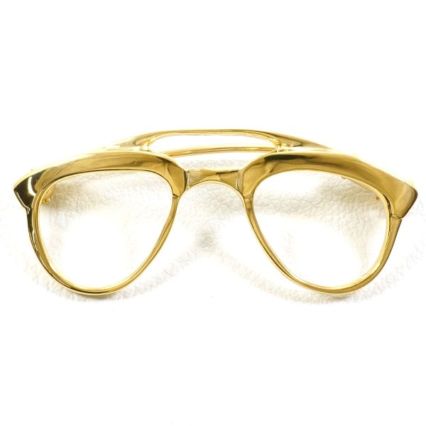 K18 18金 YG イエローゴールド ブローチ 総重量約4.0g ジュエリー 中古