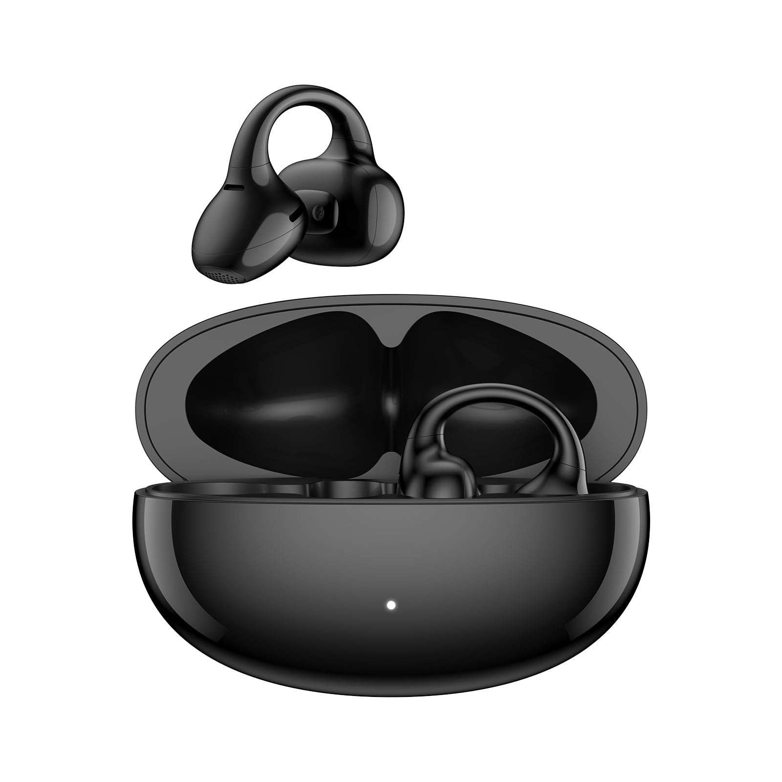 「VGP2025金賞」EDIFIER LolliClip イヤーカフ オープンイヤー ハイレゾ LDAC/SBC対応 通話ノイズキャンセリング 寝ホン 音漏れ防止 最大39時間再生 Google Fa
