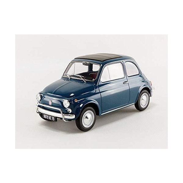 Norev NV187770 1:18 1968 Fiat 500 L-Blue 並行輸入品