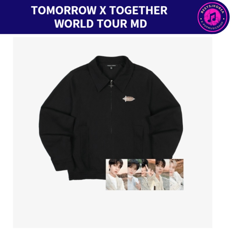 TOMORROW X TOGETHER  WORLD TOUR MD JACKET(black)