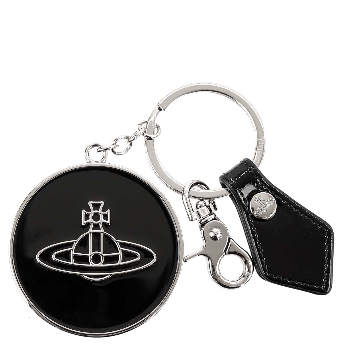 キーリング 82030102U OM000G SHINY PATENT MIRROR KEYRING レディース N401META