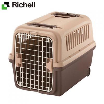 リッチェル キャンピングキャリー L ダークブラウン RI-4973655599235