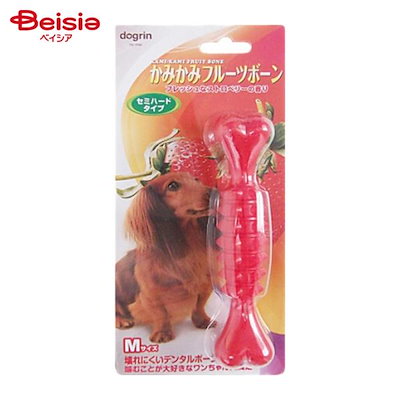 他サイト： スーパーキャット かみかみボーン ストロベリー M ペットの商品画像