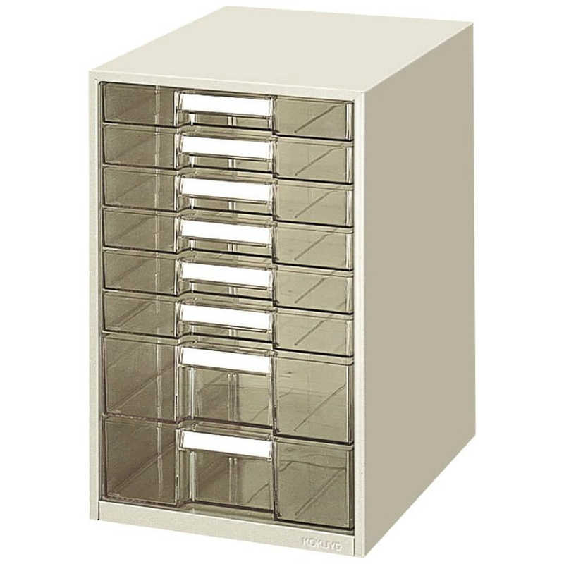 コクヨ　レターケース G型コンビ8段 ライトグレー　LC-G608M