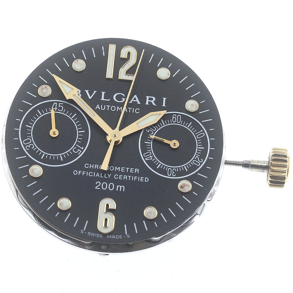 ブルガリ BVLGARI クロノグラフ cal.2282 ムーブメント 自動巻き メンズ _BV-5【中古】