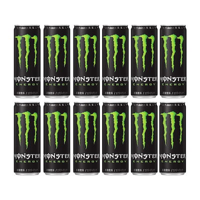 他サイト： アサヒ飲料 モンスターエナジー 355ml×12本 [エナジードリンク]の商品画像