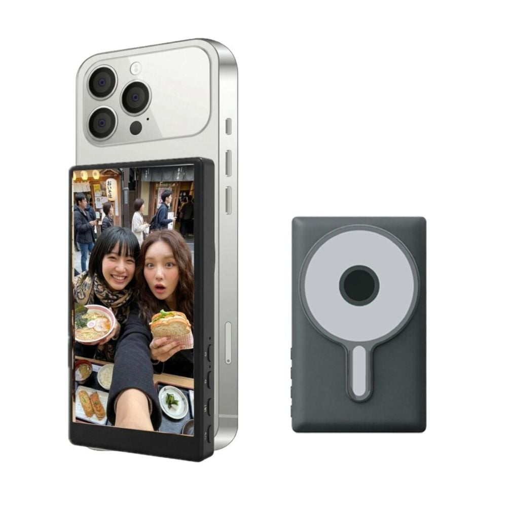 KEIYO AN-S151T-BK スマートフォン用ミラーモニター Camee Neo（ブラック） ANS151TBK