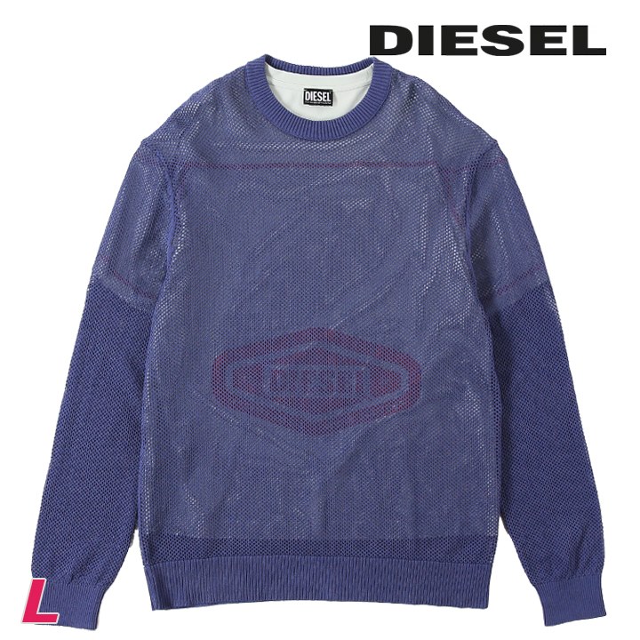 半袖Tシャツ カットソー メンズ K-ROSEVILLE 長袖メッシュニットレイヤード クルーネック die-m-t-f4-249