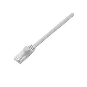 （まとめ）エレコム RoHS指令準拠 爪折れ防止CAT5E対応 LANケーブル 簡易パッケージ仕様 ホワイト 7m LD-CTT/WH7/RS 1本(×5セット)