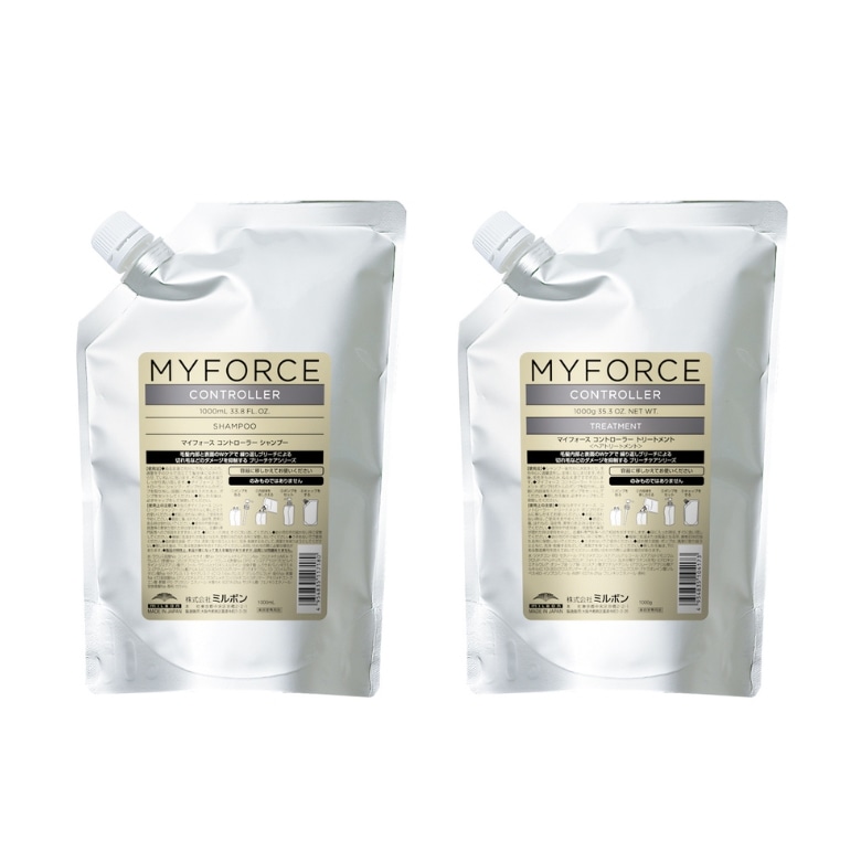 マイフォース コントローラー シャンプー 1000ml+マイフォース コントローラー トリートメント 1000g