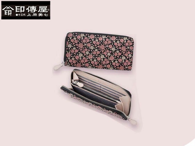 束入 かぐわ 束入れ ラウンドファスナー 長財布 8405 indn23