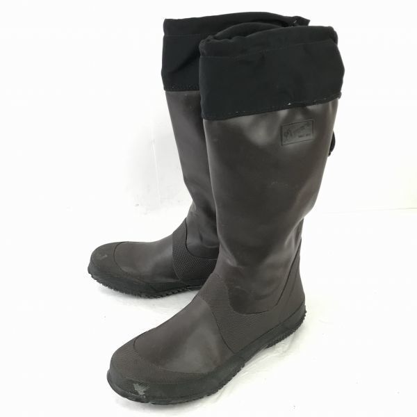 ダナー/Danner本革/レインブーツ【23.5/暗茶】絞り調節WB51-4